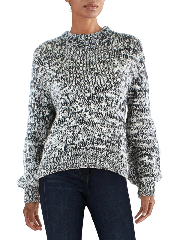 Womens Wool Knit Pullover Sweater