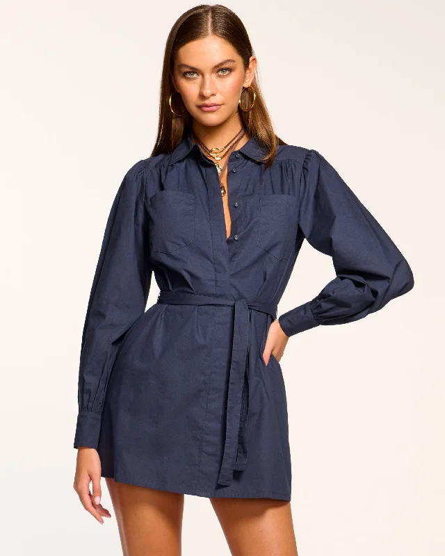 Mitch Cotton Poplin Mini Dress